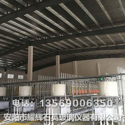 东北石英玻璃硫酸蒸馏设备 